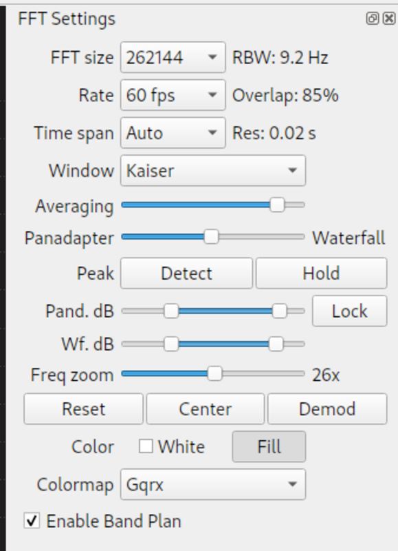 Panadapter / Bandscope for my TS850 HF transceiver)